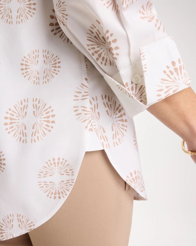 No Iron Stretch Stamped Shirt - image 4